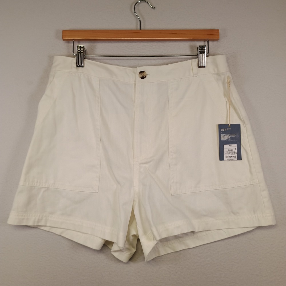 Coastal Utility NWT Universal Thread‎ Womens 10 High Rise Cotton Pocket Shorts